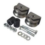 80mm Galvanized ROUND Wheel Kit